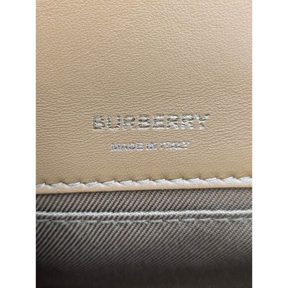 Burberry Small Lola Lambskin Quilted Exploded Check Chain Bag Marple Bro… - Picture 10 of 16